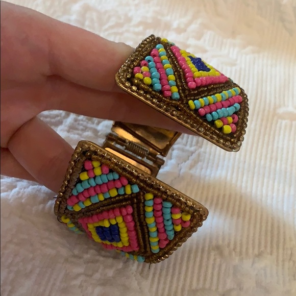 Colorful boho bangle - Picture 3 of 4